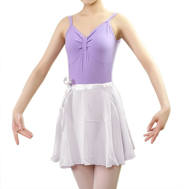 Adult Girl Women Asymmetric Chiffon Ballet Tutu Dance Skirt Skate Wrap Scarf